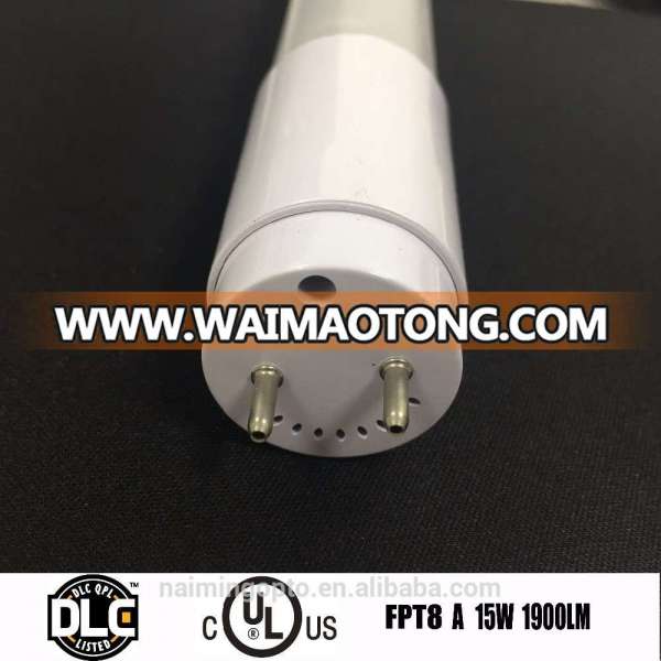 Factory Cheap price Type A 1900lm 5000K 4ft 15w T8 tube light t8 led lighting tube UL/CE/ROHS/DLC approved LA in stock